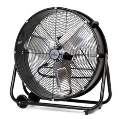 iLIVING ILG8MF24-77 High Velocity Industrial 24 in. 2-Speed Drum Fan with Speed Control, 360° Tilt, 7700 CFM