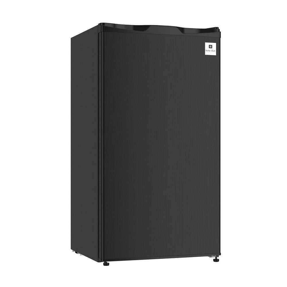 ARCTIC CHEF RFR335-COM 3.2 cu. ft. Mini Fridge in Black Stainless Steel1