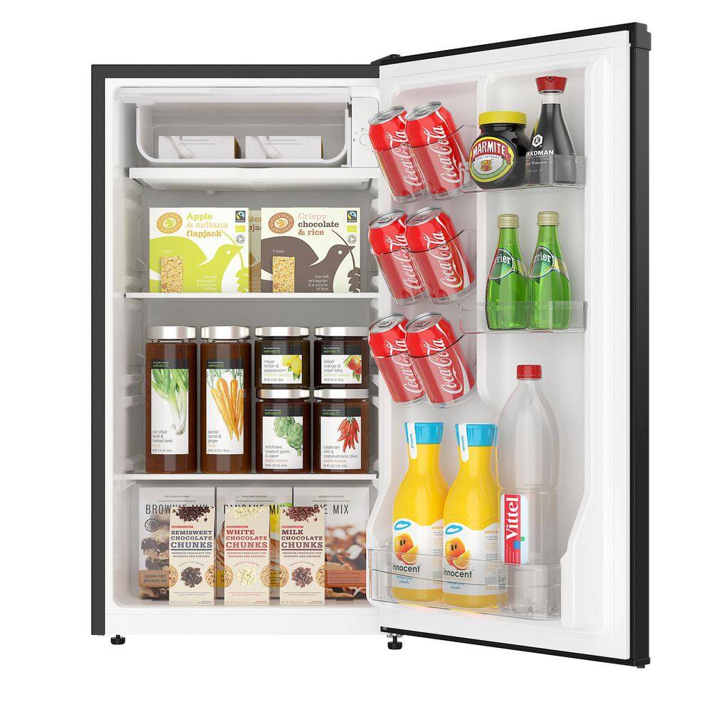 ARCTIC CHEF RFR335-COM 3.2 cu. ft. Mini Fridge in Black Stainless Steel2