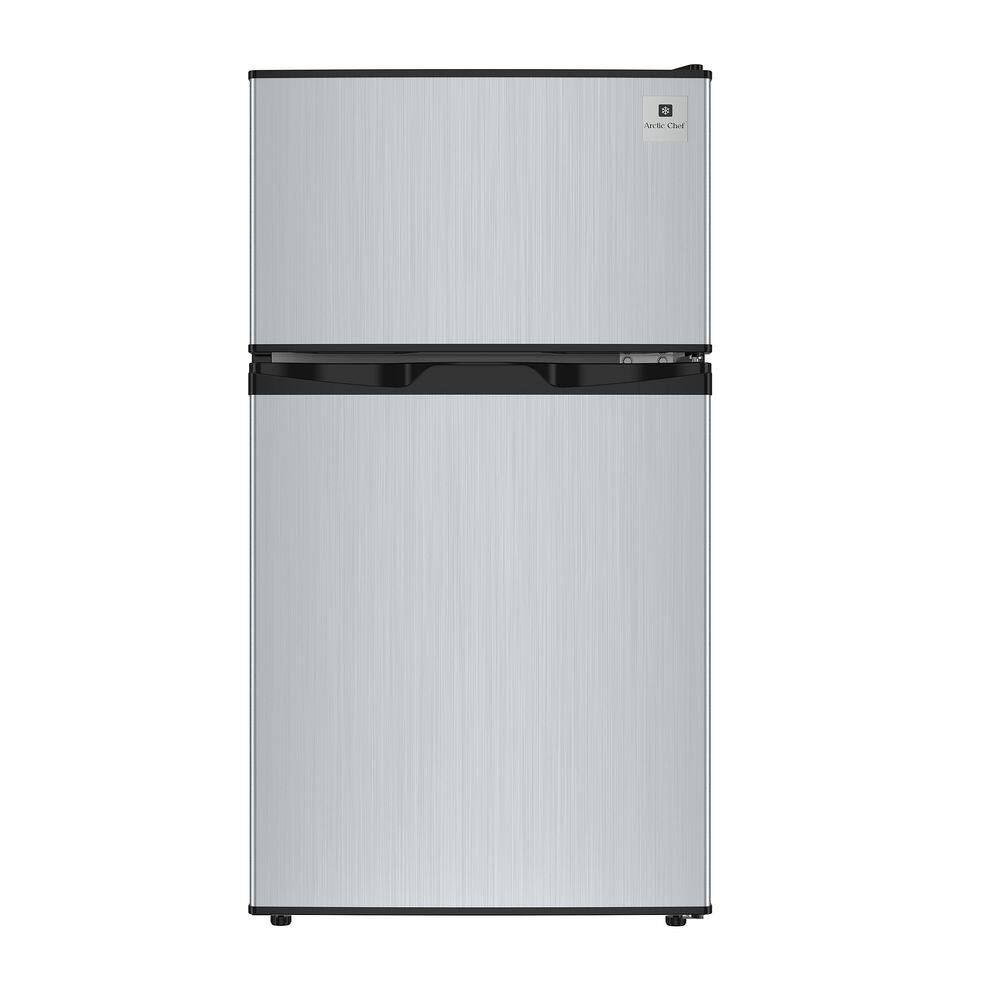 ARCTIC CHEF RFR834 3.2 cu. ft. Mini Fridge in Stainless ARCTIC CHEF RFR834 3.2 cu. ft. Mini Fridge in Stainless