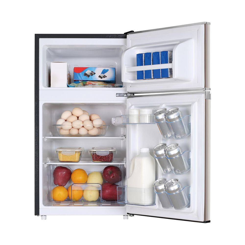 ARCTIC CHEF RFR834 3.2 cu. ft. Mini Fridge in Stainless2