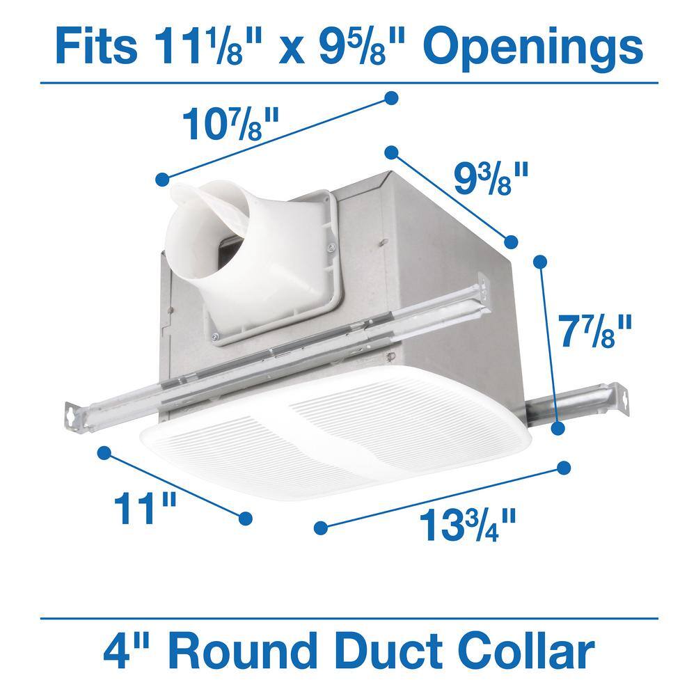 Air King AK110LS ENERGY STAR Certified Quiet 110 CFM Ceiling Bathroom Exhaust Fan8