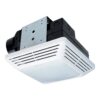 Air King BFQL70 ENERGY STAR Certified Snap-In Installation Quiet 70 CFM Bathroom Exhaust Fan with LED light
