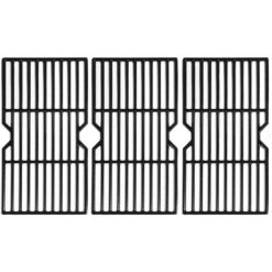 Avenger 140342 16-7/8 in. Polished Porcelain Coated Cast Iron Grill Grates (Set of 3)