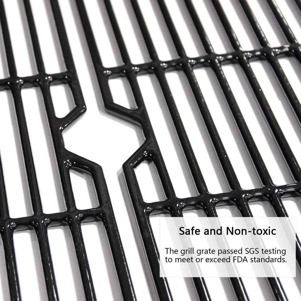 Avenger 140342 16-7 8 in. Polished Porcelain Coated Cast Iron Grill Grates (Set of 3)2