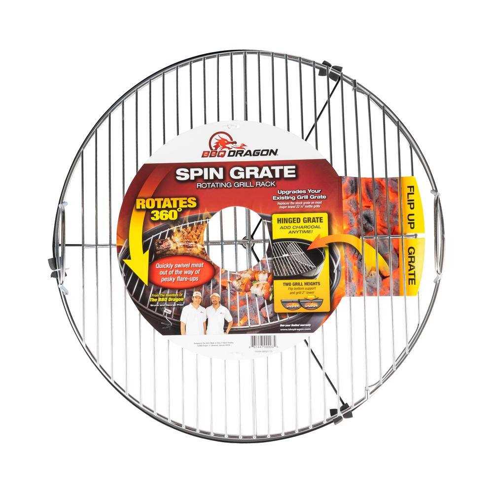 BBQ Dragon BBQD110 Spin Grate Rotating Grate for 22 in. Kettle Grills2