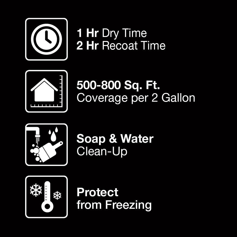 BEHR PREMIUM PLUS 55802 2 gal. Ultra Pure White Ceiling Flat Interior Paint11