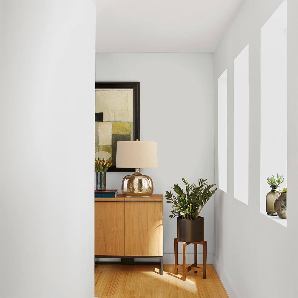 BEHR PREMIUM PLUS 55802 2 gal. Ultra Pure White Ceiling Flat Interior Paint3