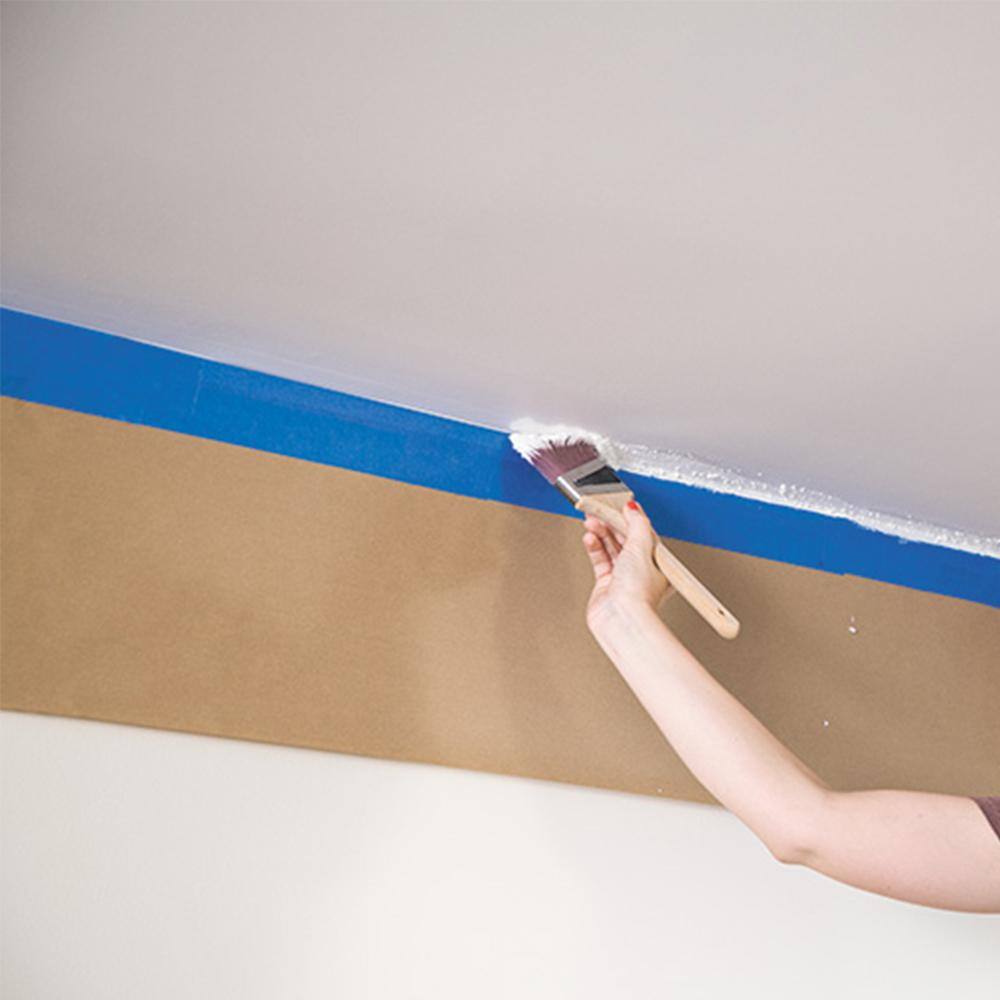 BEHR PREMIUM PLUS 55802 2 gal. Ultra Pure White Ceiling Flat Interior Paint6