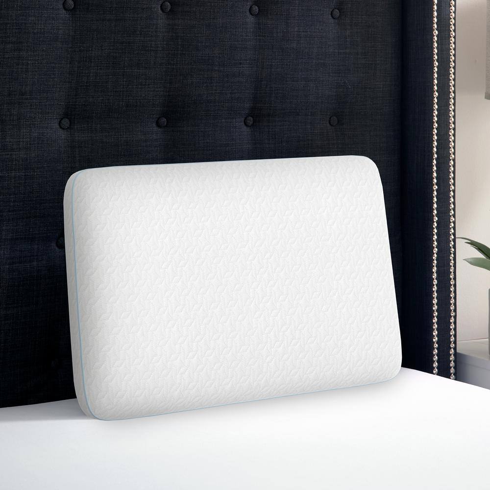 BODIPEDIC 75264 Dual Comfort Support Reversible Soft and Firm Memory Foam Oversized Bed Pillow4