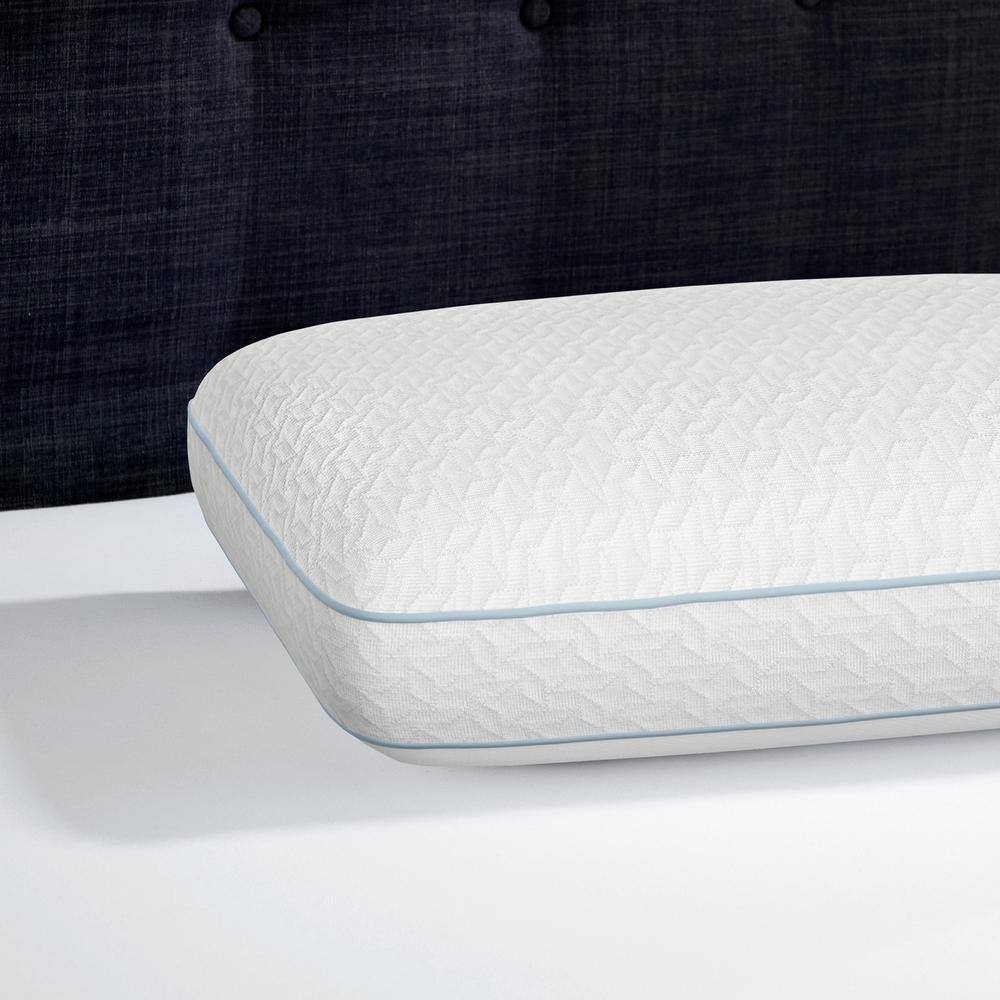 BODIPEDIC 75264 Dual Comfort Support Reversible Soft and Firm Memory Foam Oversized Bed Pillow8