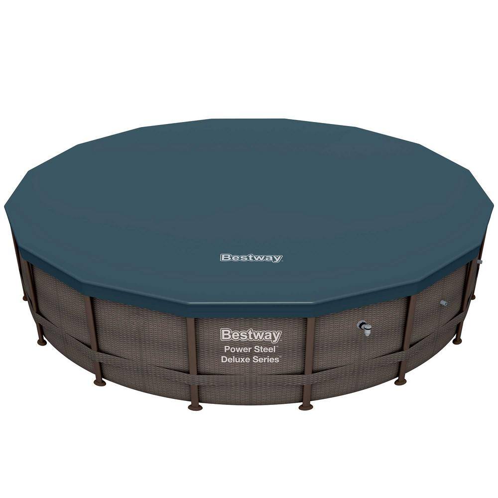 Bestway 15123E-HD Power Steel Deluxe Series 14 ft. x 42 in. Round Pool Set Bestway 15123E-HD Power Steel Deluxe Series 14 ft. x 42 in. Round Pool Set
