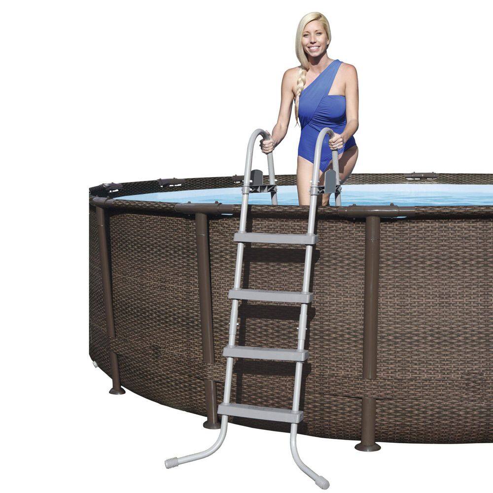 Bestway 15123E-HD Power Steel Deluxe Series 14 ft. x 42 in. Round Pool Set7