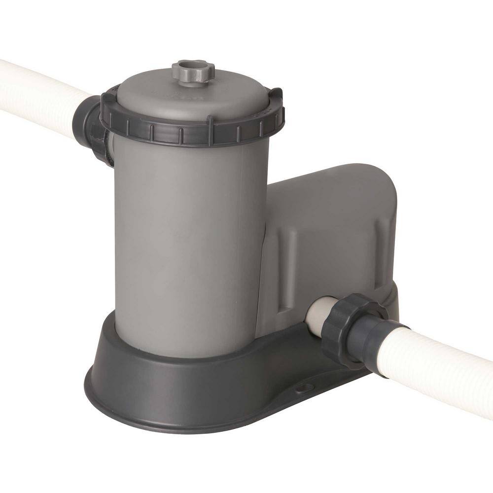 Bestway 15123E-HD Power Steel Deluxe Series 14 ft. x 42 in. Round Pool Set8