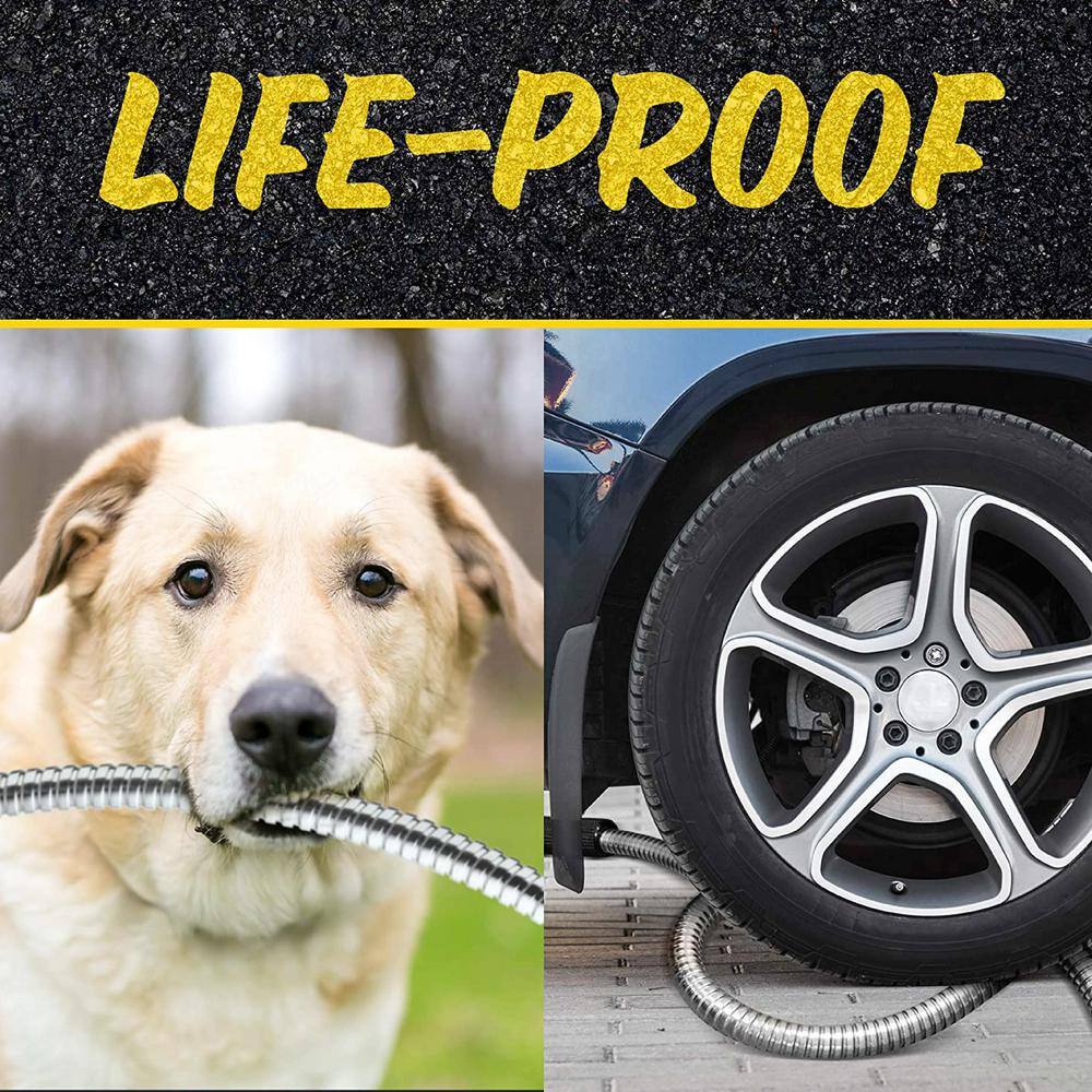 Bionic Steel 2428 Pro 5 8 in. x 50 ft. Heavy-Duty Stainless Steel Garden Hose with Brass Fitting1