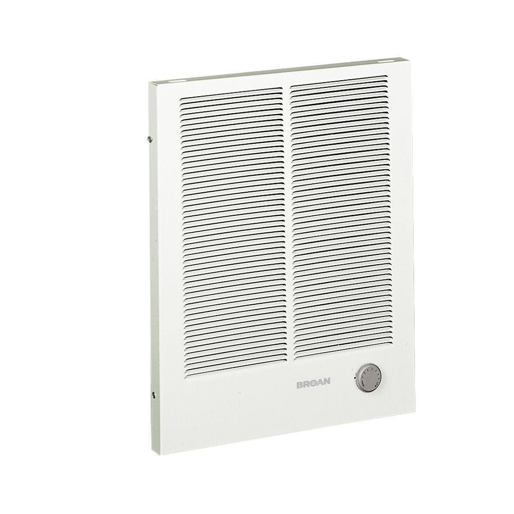 Broan-NuTone 192 16-13 32 in. x 20-19 64 in. 2,000-Watt High-Capacity Wall Heater in White Broan-NuTone 192 16-13/32 in. x 20-19/64 in. 2,000-Watt High-Capacity Wall Heater in White