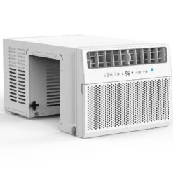 COWSAR NCAA-08C/X1E 12,000 BTU (8,1000 DOE) Window Air Conditioner 115-Volt Cools 550 sq. ft. for Bedroom, Living Room w/ Remote in White