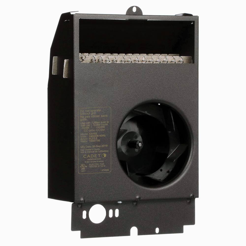 Cadet CS102 Com-Pak Plus 1000-Watt 240-Volt Fan-Forced Wall Heater Assembly1