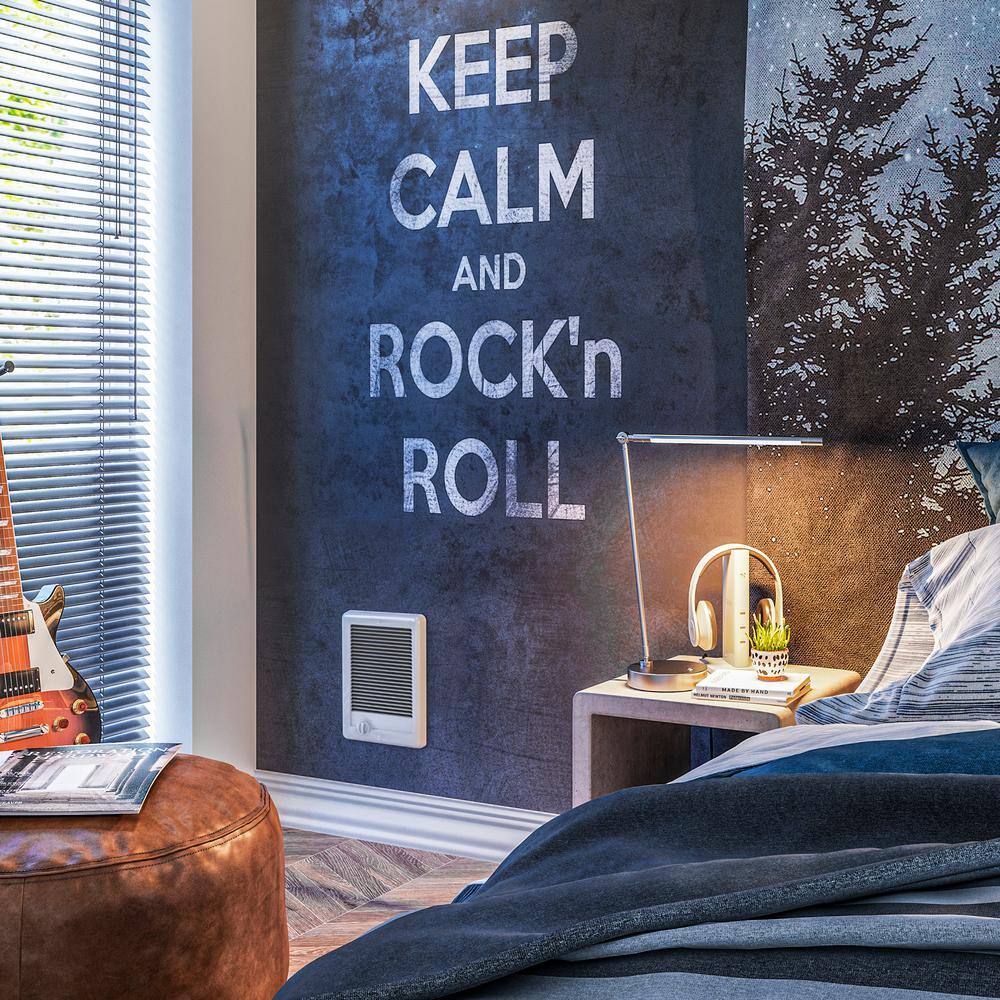 Cadet CSC101TW 120-volt 1,000-watt Com-Pak In-wall Fan-forced Electric Heater in White with Thermostat11