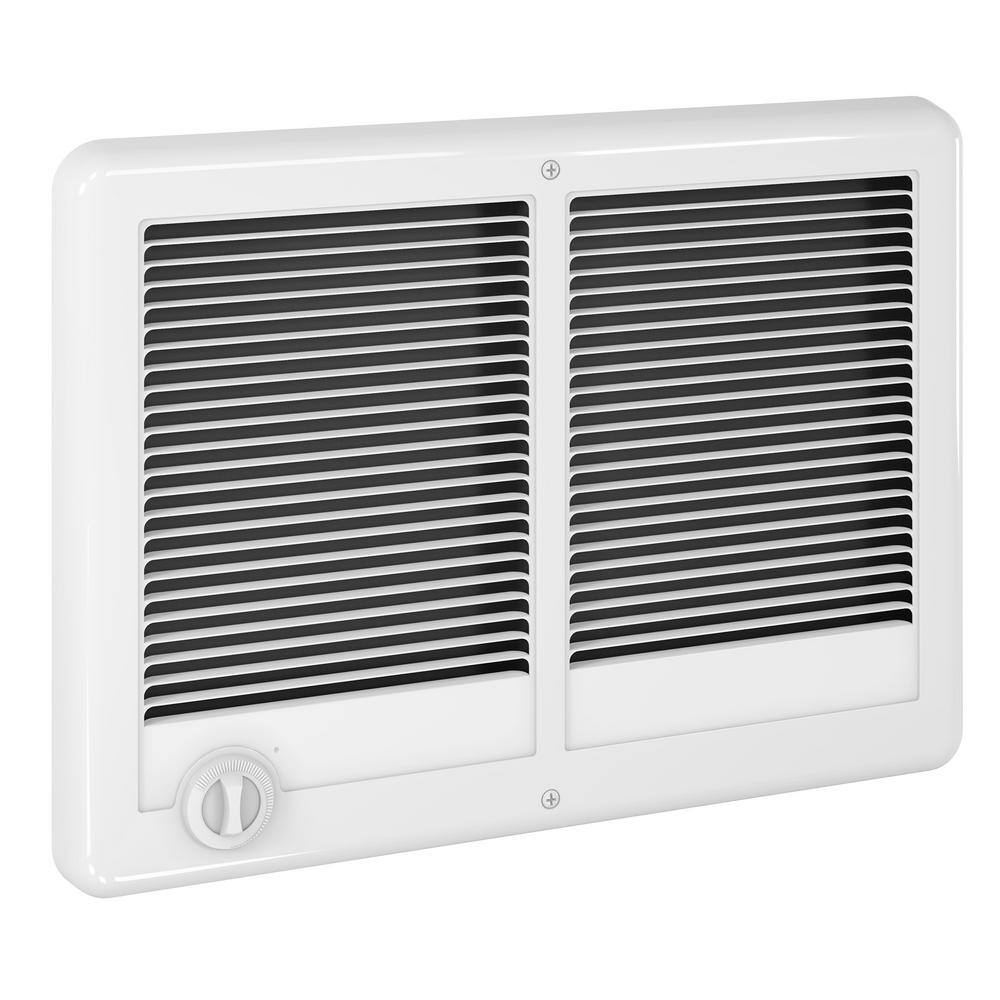 Cadet CSTC402TW 240 208-volt 4,000 3,000-watt Com-Pak Twin In-wall Fan-forced Electric Heater in White with Thermostat1
