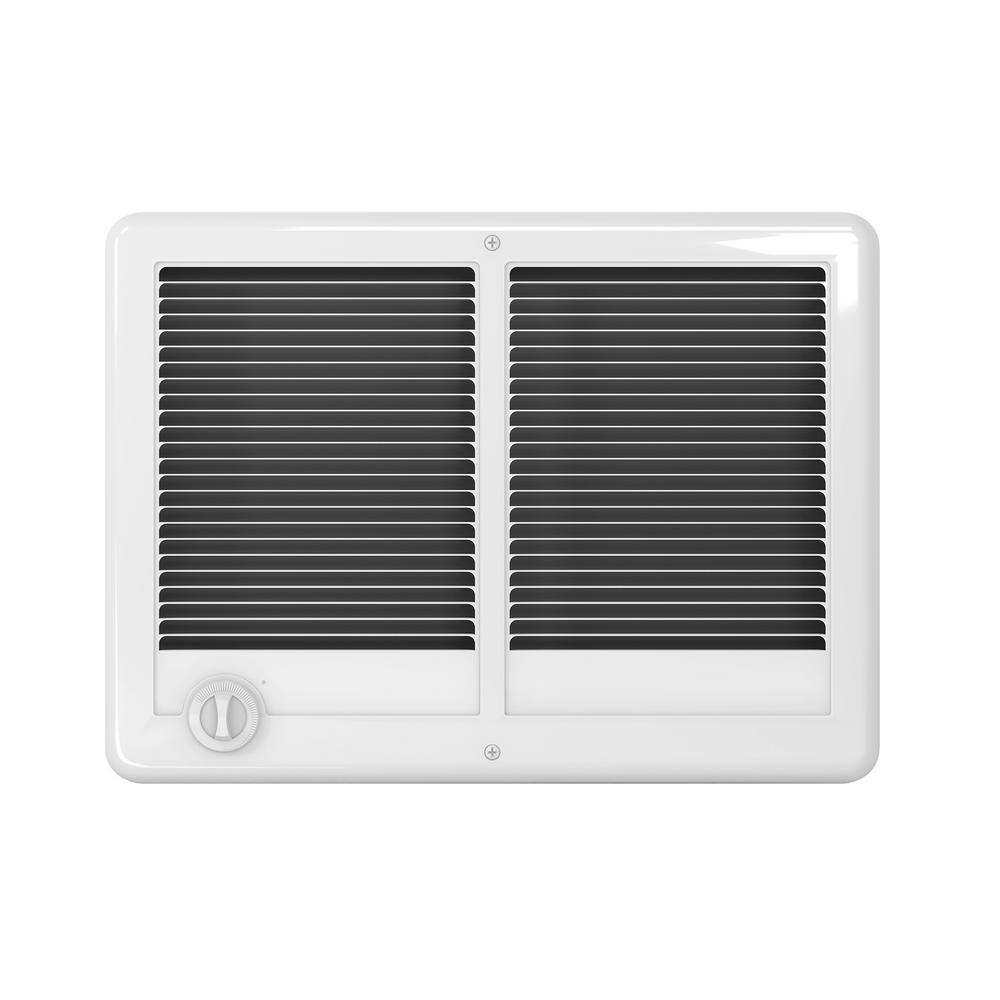 Cadet CSTC402TW 240 208-volt 4,000 3,000-watt Com-Pak Twin In-wall Fan-forced Electric Heater in White with Thermostat3