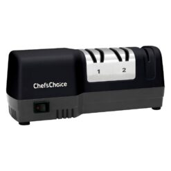 Chef'sChoice 0250101 Model 250 3 Stage Diamond Hone Hybrid (Electric/Manual) Knife Sharpener in Black