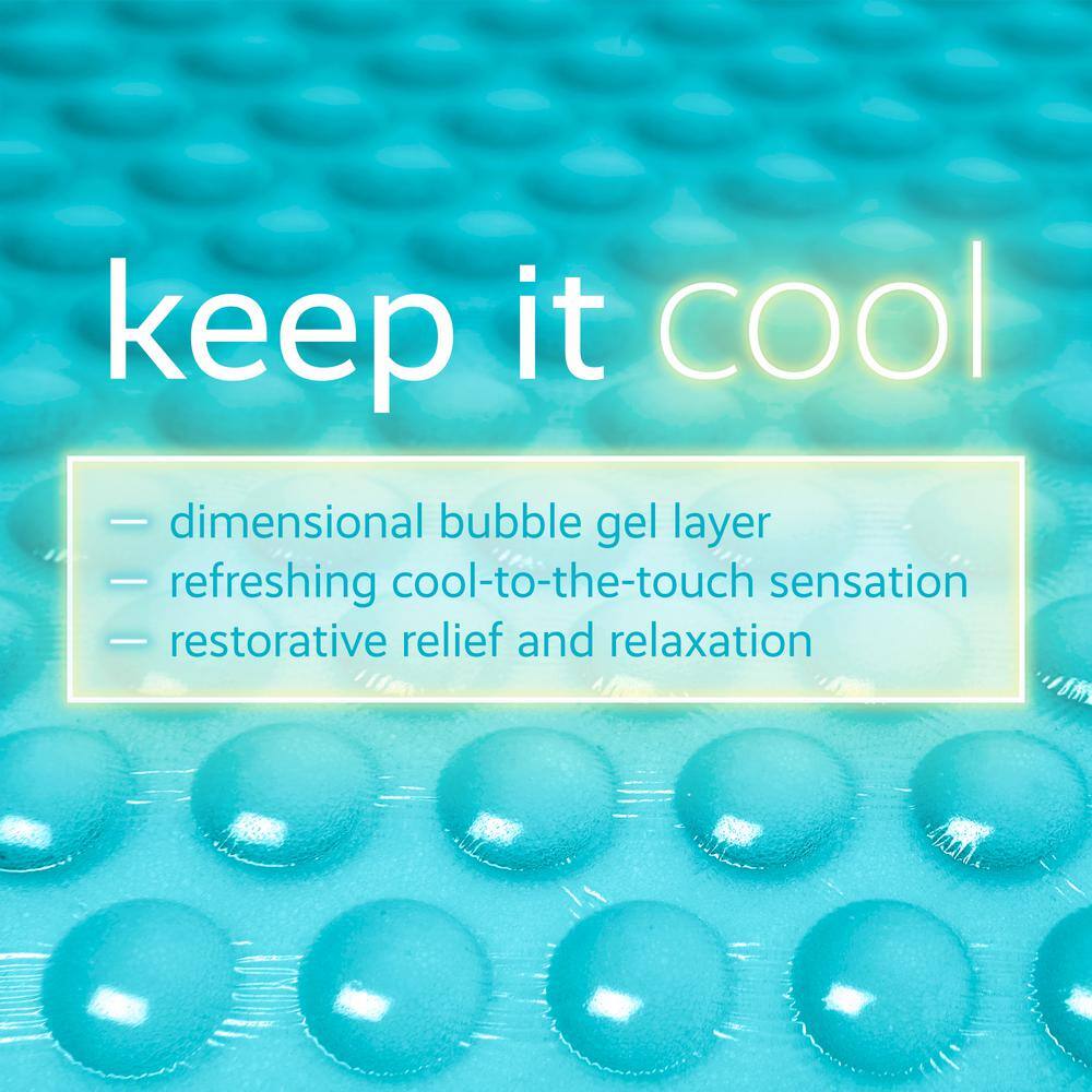 Comfort Revolution 198-0A Cooling Gel Memory Foam Standard Pillow`