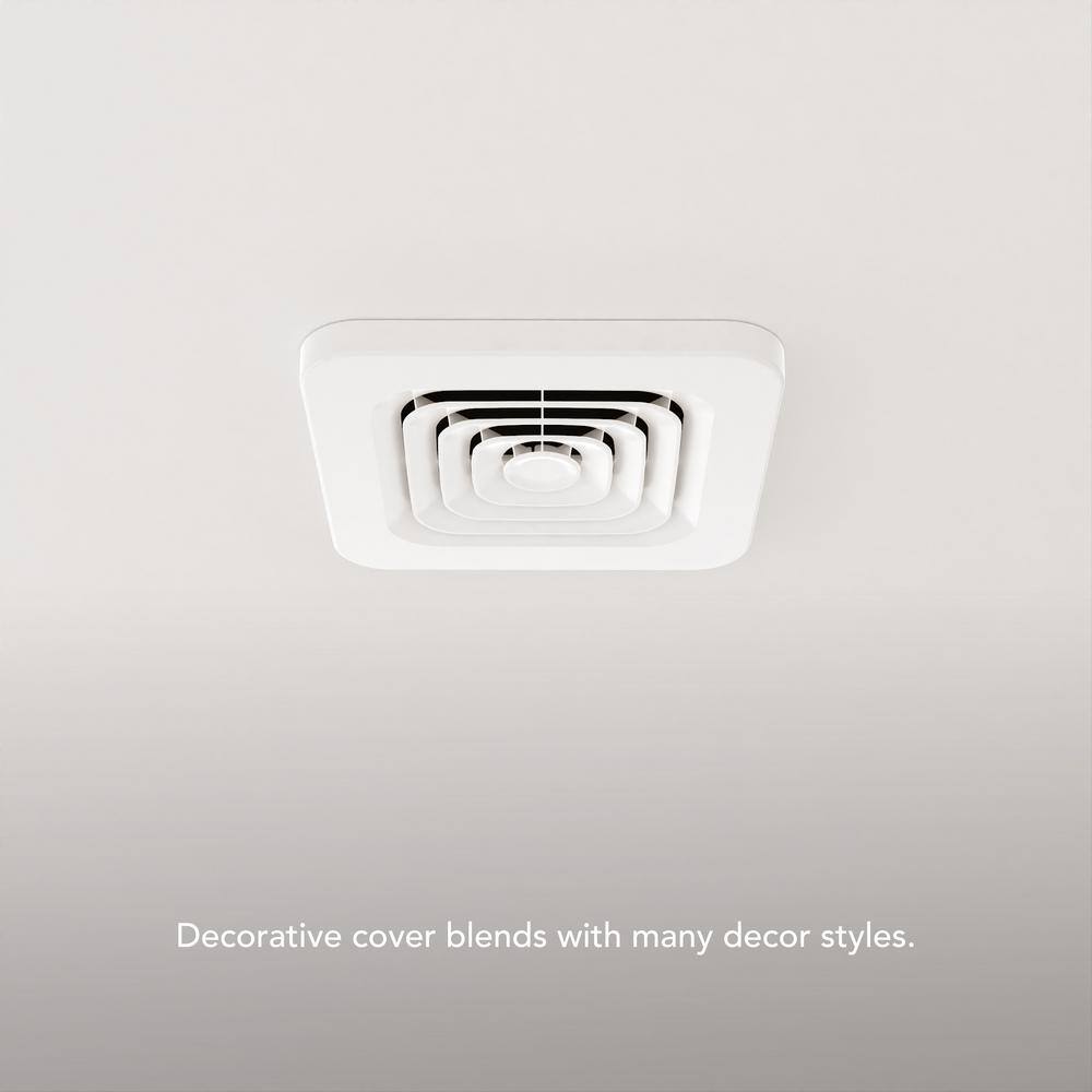 Commercial Electric BF1101 50 CFM Ceiling Mount Room Side Installation Bathroom Exhaust Fan, ENERGY STAR7