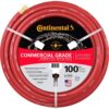 Continental 21174685 Premium 5/8 in. Dia x 100 ft. Commercial Grade Rubber Red Hot Water Hose