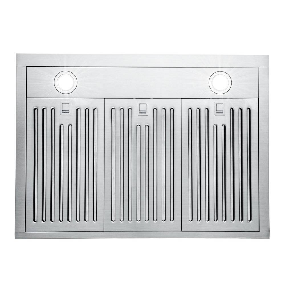 Cosmo COS-KS6U30 30 in. Haven Collection 500 CFM Ducted Under Cabinet Range Hood, Touch Controls, LED Lights, Stainless Steel3