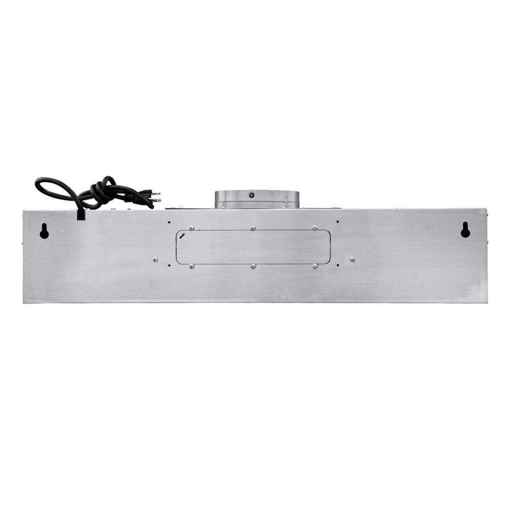 Cosmo COS-KS6U30 30 in. Haven Collection 500 CFM Ducted Under Cabinet Range Hood, Touch Controls, LED Lights, Stainless Steel7