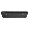 Cosmo COS-KS6U36-BK 36 in. Haven Collection 500 CFM Ducted Under Cabinet Range Hood, Touch Controls, LED Lights in Matte Black