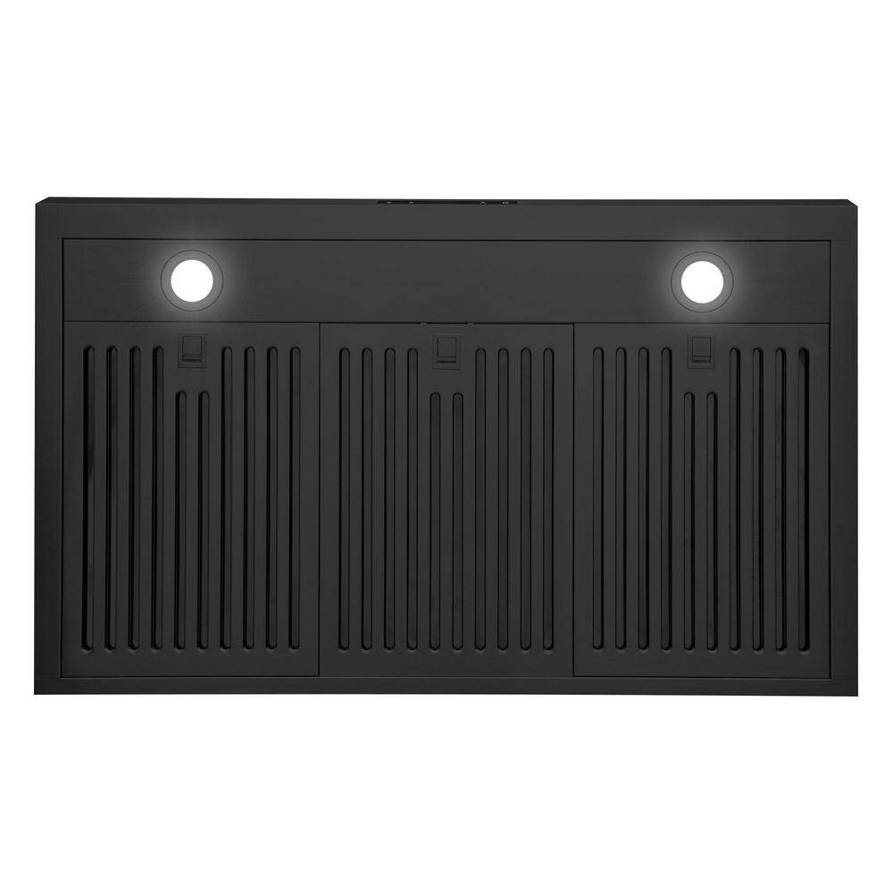 Cosmo COS-KS6U36-BK 36 in. Haven Collection 500 CFM Ducted Under Cabinet Range Hood, Touch Controls, LED Lights in Matte Black5