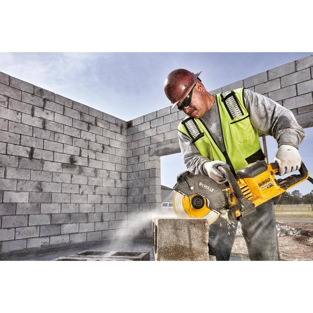 DEWALT DWAFV8900 Flexvolt 9 in. Diamond Concrete Cutting Cut-Off Saw Blade3
