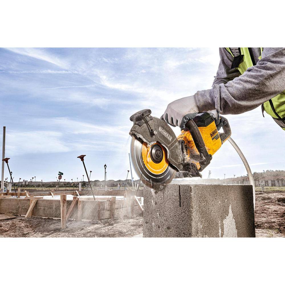 DEWALT DWAFV8900 Flexvolt 9 in. Diamond Concrete Cutting Cut-Off Saw Blade4