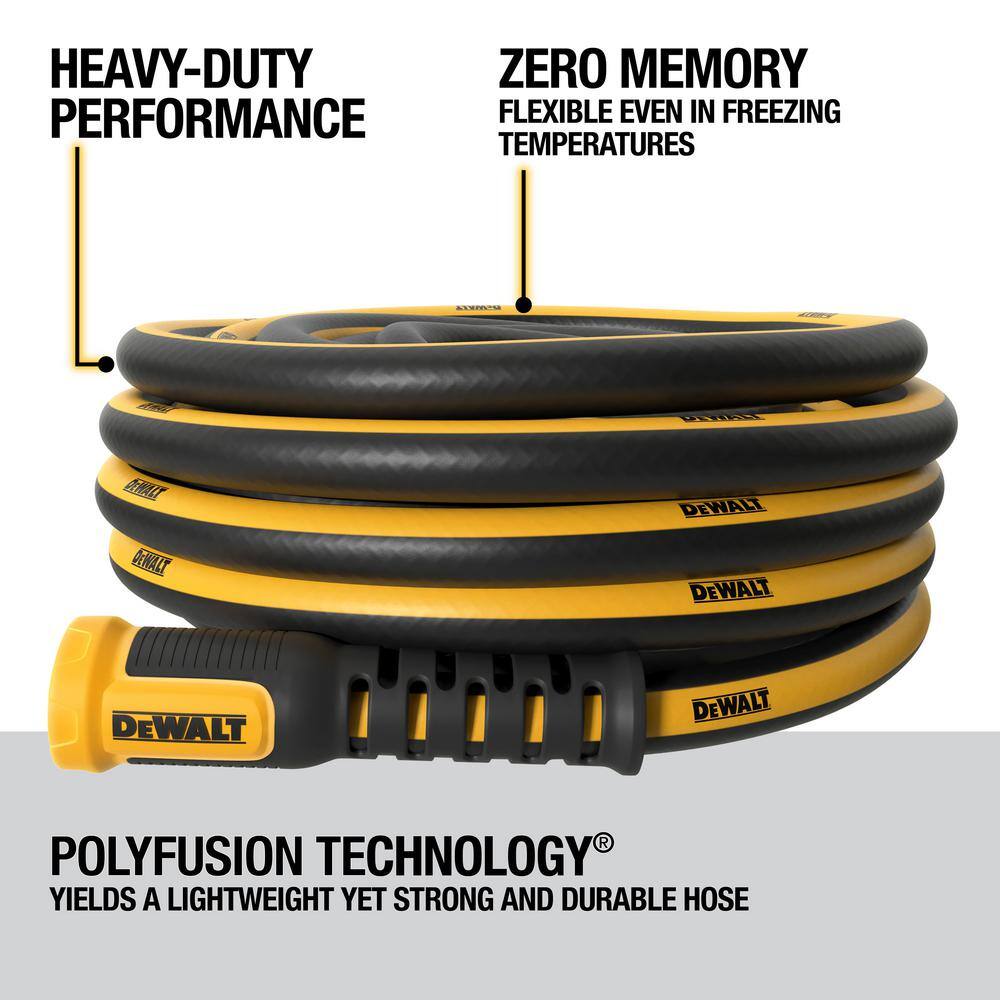 DEWALT DXMH3285 5 8 in. Dia x 50 ft. Professional Grade Heavy-Duty Water Hose1