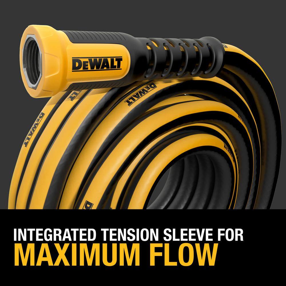 DEWALT DXMH3285 5 8 in. Dia x 50 ft. Professional Grade Heavy-Duty Water Hose3