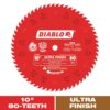 DIABLO D1080X 10in. x 80-Tooth Ultra Finish Saw Blade for Wood