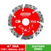 DIABLO DMADS1400 14 in. Diamond Segmented Cut-Off Discs for Masonry