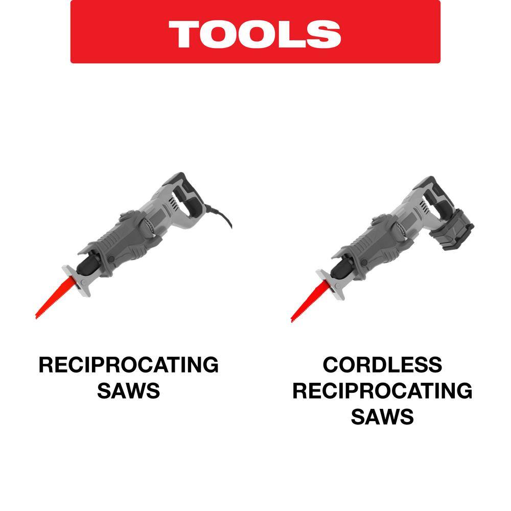 DIABLO DS0908CF3 9 in. 8 TPI Steel Demon Carbide Teeth Reciprocating Saw Blades for Thick Metal (3-Pack)2