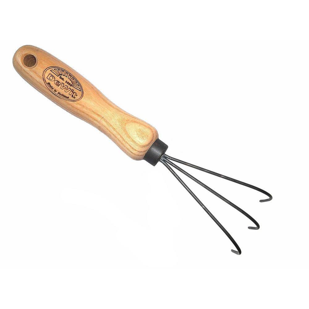 DeWit 31-3055 7 in. Handle 3 Tine Spring Cultivator DeWit 31-3055 7 in. Handle 3 Tine Spring Cultivator