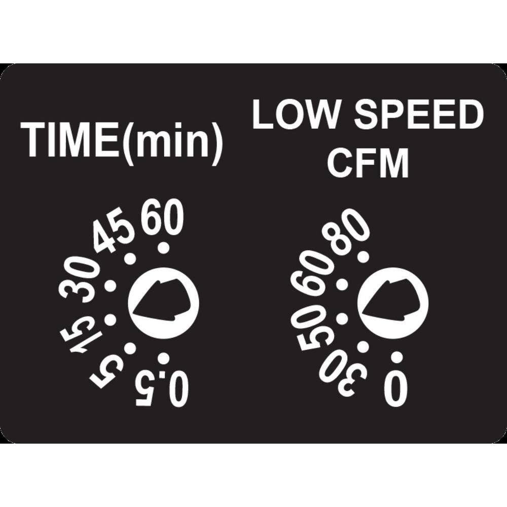 Delta Breez GBR100H GreenBuilder Series 100 CFM Wall or Ceiling Bathroom Exhaust Fan with Adjustable Humidity Sensor, ENERGY STAR5