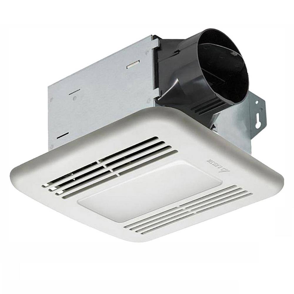 Delta Breez ITG50LED Integrity Series 50 CFM Ceiling Bathroom Exhaust Fan with Dimmable LED Light, ENERGY STAR Delta Breez ITG50LED Integrity Series 50 CFM Ceiling Bathroom Exhaust Fan with Dimmable LED Light, ENERGY STAR