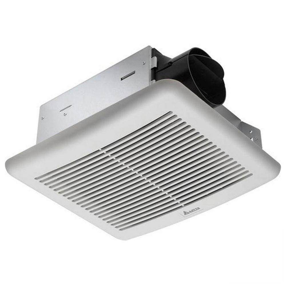 Delta Breez SLM70 Slim Series 70 CFM Wall or Ceiling Bathroom Exhaust Fan, ENERGY STAR Delta Breez SLM70 Slim Series 70 CFM Wall or Ceiling Bathroom Exhaust Fan, ENERGY STAR
