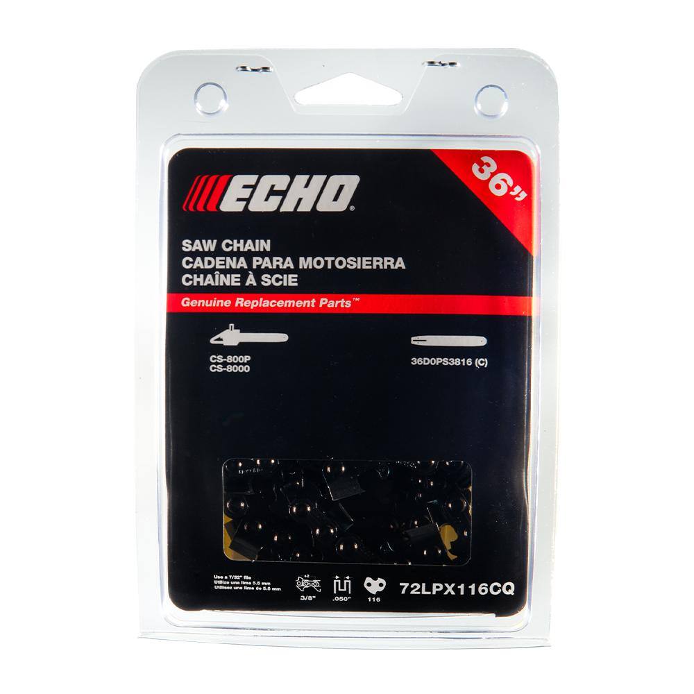 ECHO 72LPX116CQ 36 in. Chisel Chainsaw Chain - 116 Link ECHO 72LPX116CQ 36 in. Chisel Chainsaw Chain - 116 Link