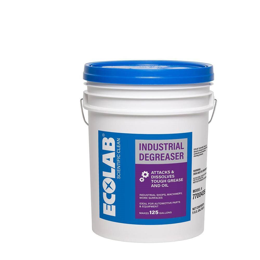 ECOLAB 7700435 5 Gal. Professional Strength Industrial Degreaser, Attacks Grease, Buildup and Stains ECOLAB 7700435 5 Gal. Professional Strength Industrial Degreaser, Attacks Grease, Buildup and Stains