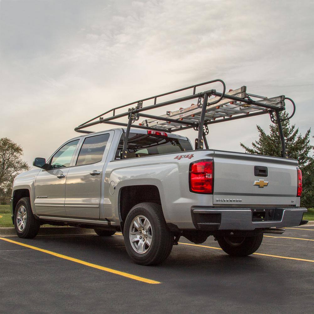 Elevate Outdoor UPUT-RACK-V2 Universal 800 lbs. Capacity Over-Cab Steel Truck Rack3