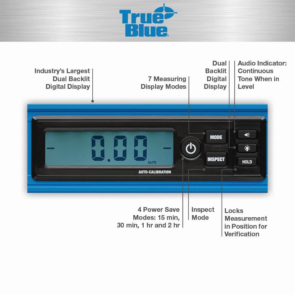 Empire EM105.24 24 in. True Blue Magnetic Digital Box Level with Case2