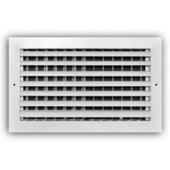 Everbilt EA301HM14X08 14 in. x 8 in. 1-Way Aluminum Adjustable Curved Blade Wall/Ceiling Register