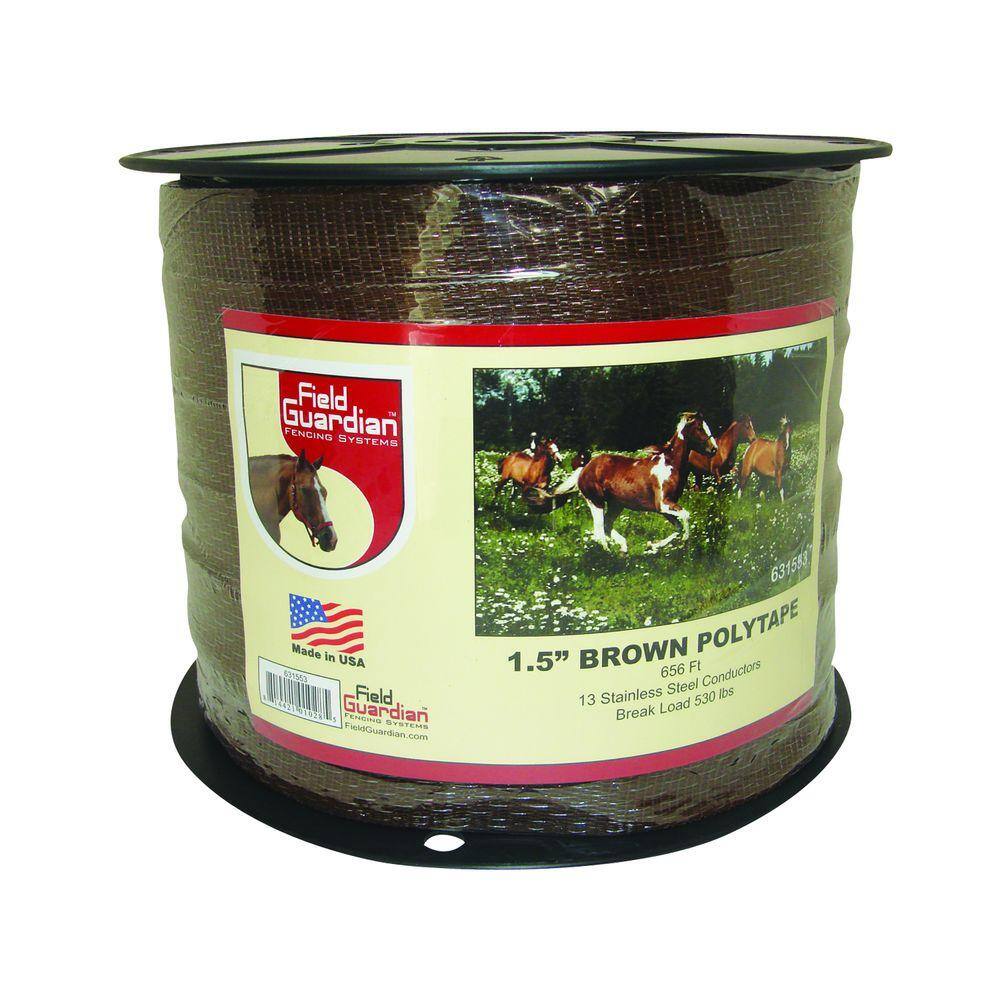 Field Guardian 631553 1.5 in. Brown Polytape Field Guardian 631553 1.5 in. Brown Polytape